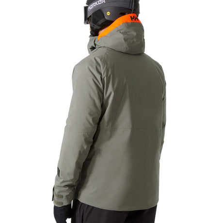 Helly Hansen Men's Powderface Insulated Ski Jacket Skijakke Herre - Concrete -