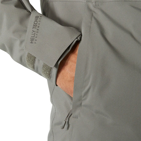 Helly Hansen Men's Powderface Insulated Ski Jacket Skijakke Herre - Concrete -