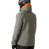 Helly Hansen Men's Powderface Insulated Ski Jacket Skijakke Herre - Concrete