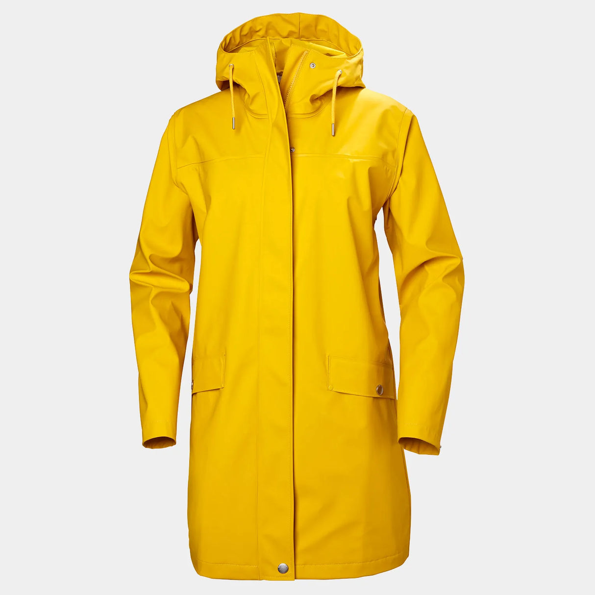 Helly Hansen Women's Moss Raincoat Regnfrakke Dame - Essential Yellow