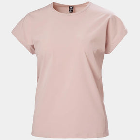 Helly Hansen Women's Thalia Summer Top T-Shirt Dame - Pink Cloud - Pink Cloud