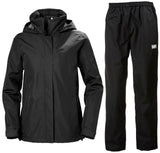 Helly Hansen Women's Aden Regnsæt Dame - Black / Black