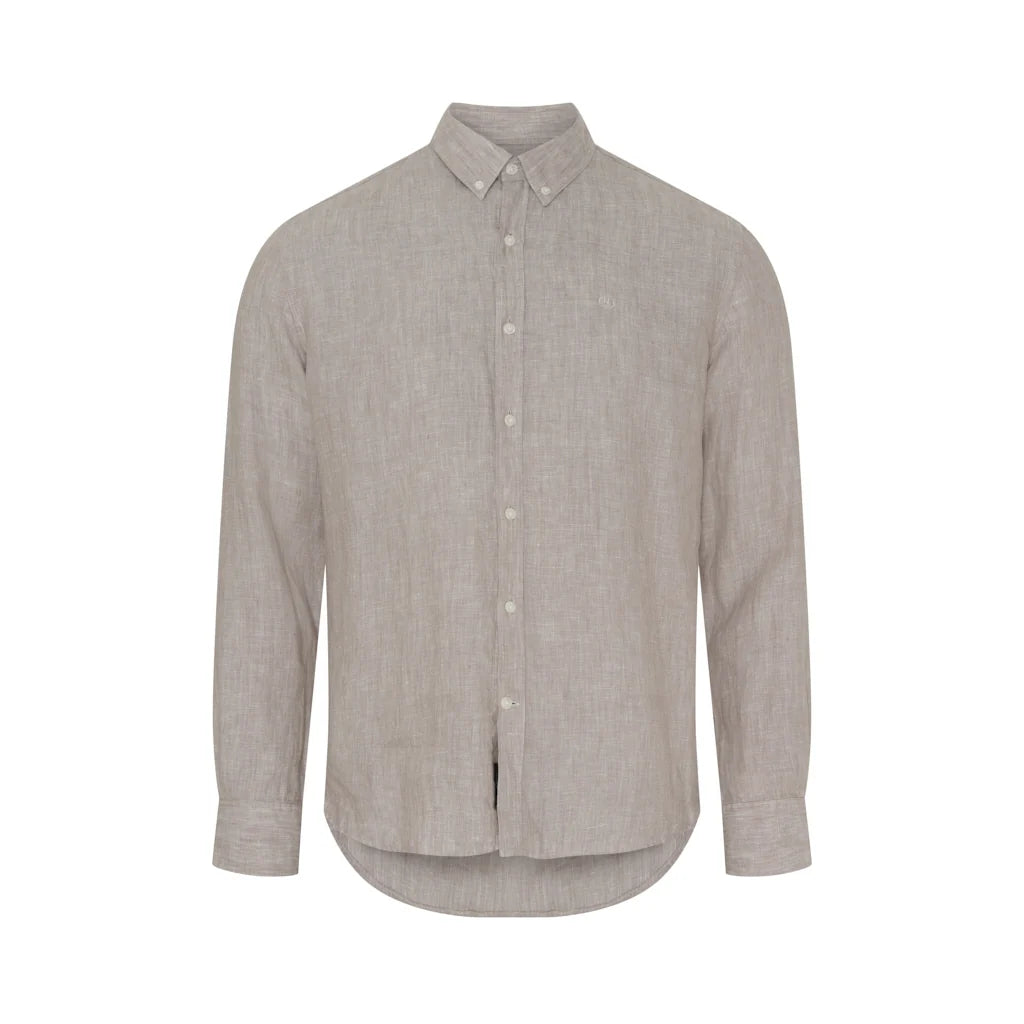 Sea Ranch Hyeres Langærmet Herreskjorte - Doeskin