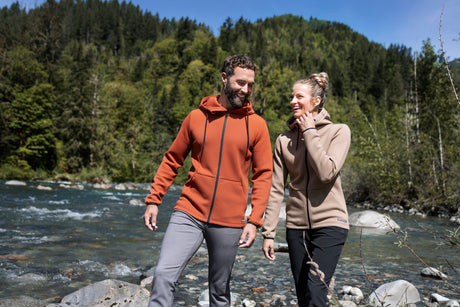 Cutter & Buck Pemberton Hood Full Zip Men Hættetrøje Herre – Khaki -