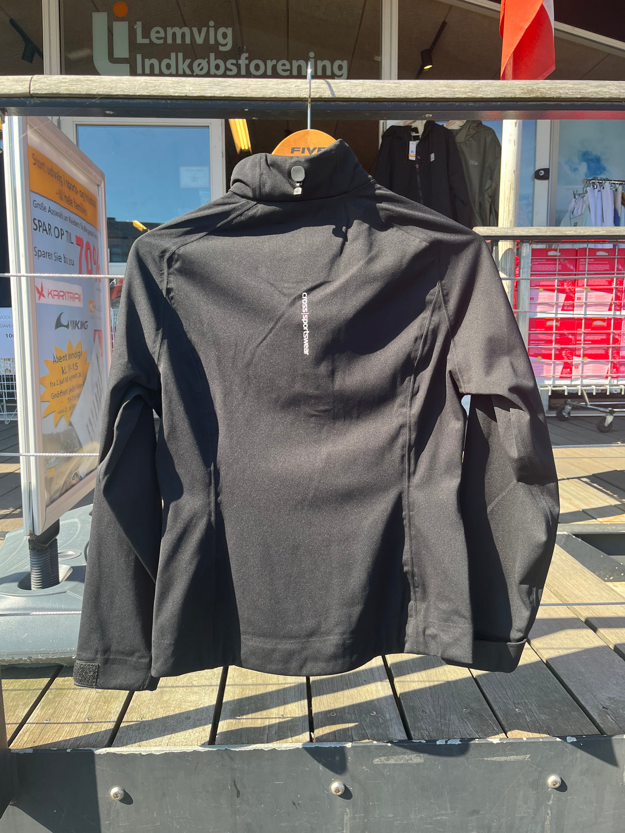 Cross Sportswear W Edge Jacket Golf Regnjakke Dame - Black -