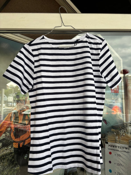 Sebago Striped Slub Tee T-shirt Herre - Navy/White -