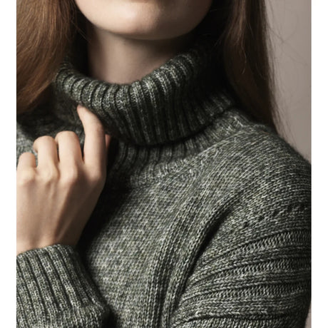 Sea Ranch Inger Knit Striktrøje Dame - Leaf Green -