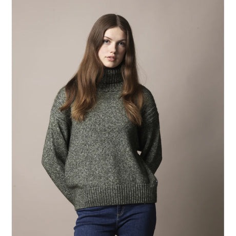 Sea Ranch Inger Knit Striktrøje Dame - Leaf Green - Leaf Green