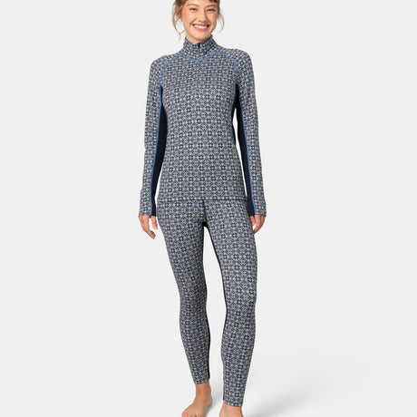 Kari Traa Rose Light Half Zip Skiundertrøje Dame - Dark Royal Blue -