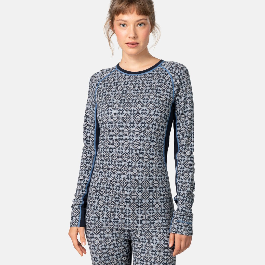 Kari Traa Rose Light Long Sleeve Skiundertrøje Dame - Dark Royal Blue - Roya