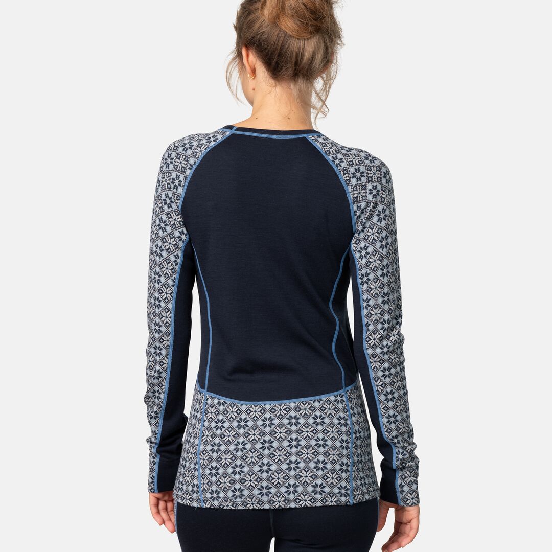 Kari Traa Rose Light Long Sleeve Skiundertrøje Dame - Dark Royal Blue -