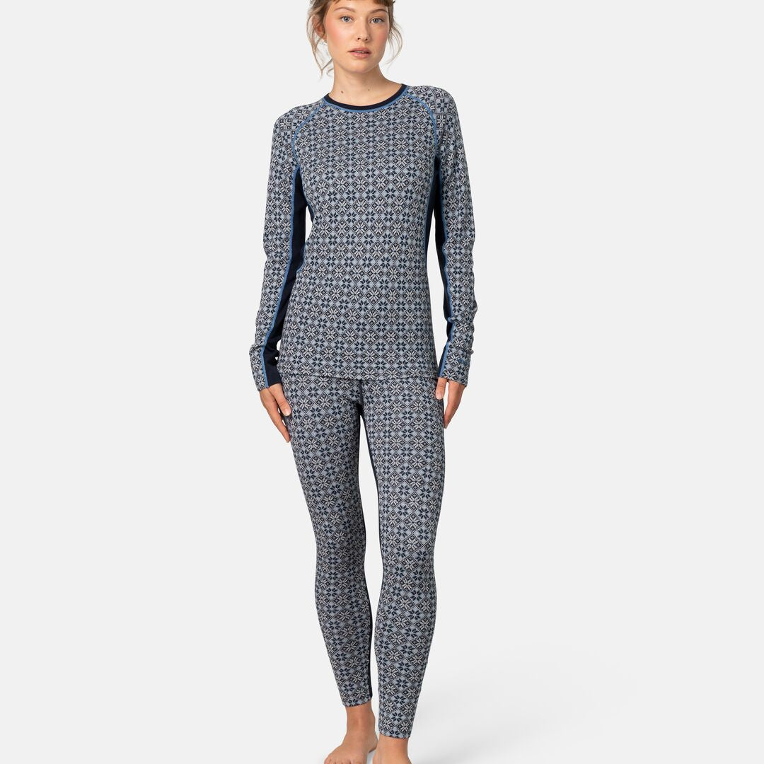 Kari Traa Rose Light Long Sleeve Skiundertrøje Dame - Dark Royal Blue -