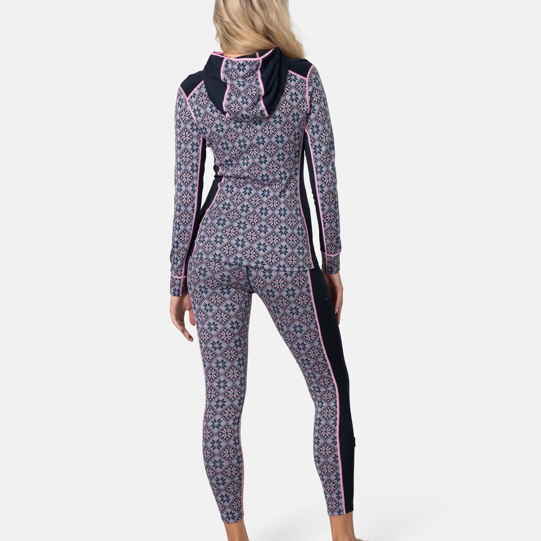 Kari Traa Rose Hoodie High Waist Skiundertøj Sæt Dame - Roy Blue