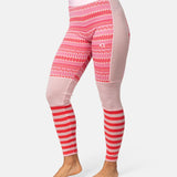 Kari Traa Åkle Long Sleeve High Waist Skiundertøj Sæt Dame - Gum Pink -