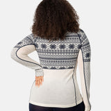 Kari Traa Vilma Half Zip High Waist Skiundertøj Sæt Dame - Natural White / Royal