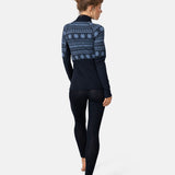 Kari Traa Vilma Half Zip High Waist Skiundertøj Sæt Dame - Sea