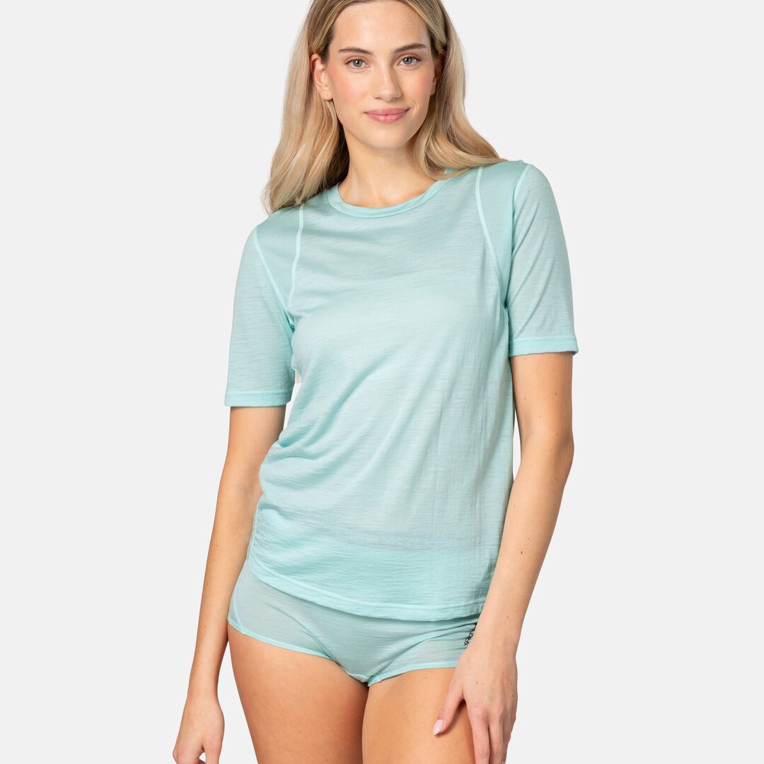 Kari Traa Embla Wool Tee T-shirt Dame - Wave -