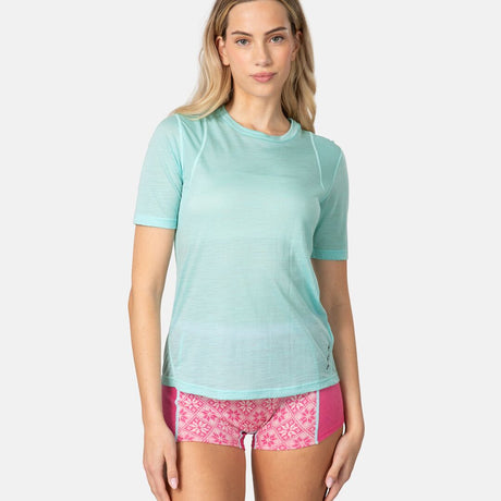 Kari Traa Embla Wool Tee T-shirt Dame - Wave - Wave