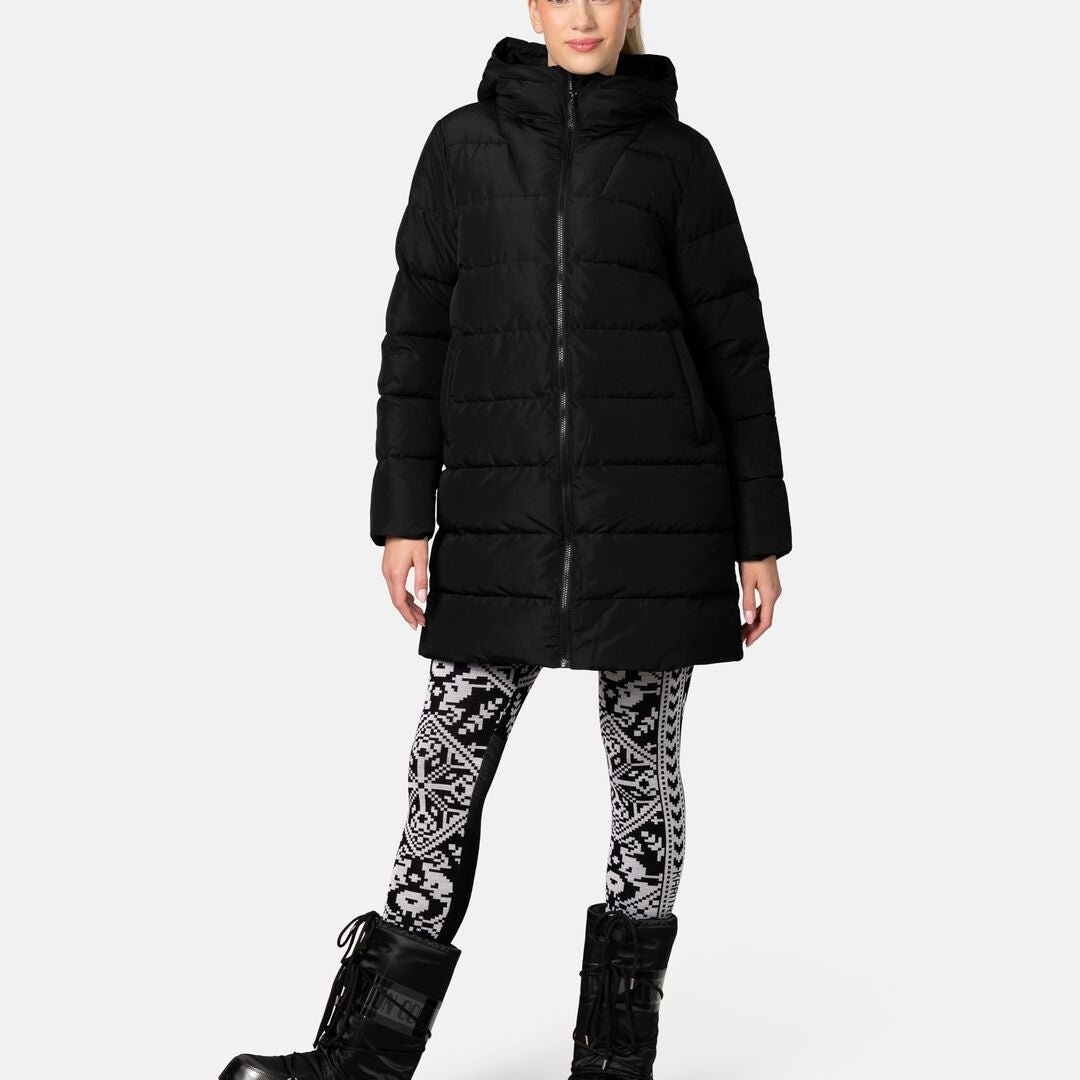 Kari Traa Linn Parka Vinterfrakke Dame - Black -