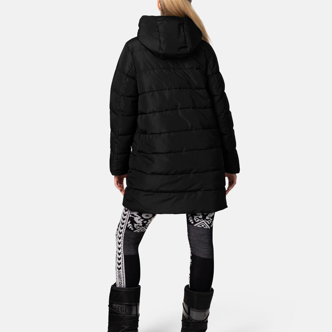 Kari Traa Linn Parka Vinterfrakke Dame - Black -