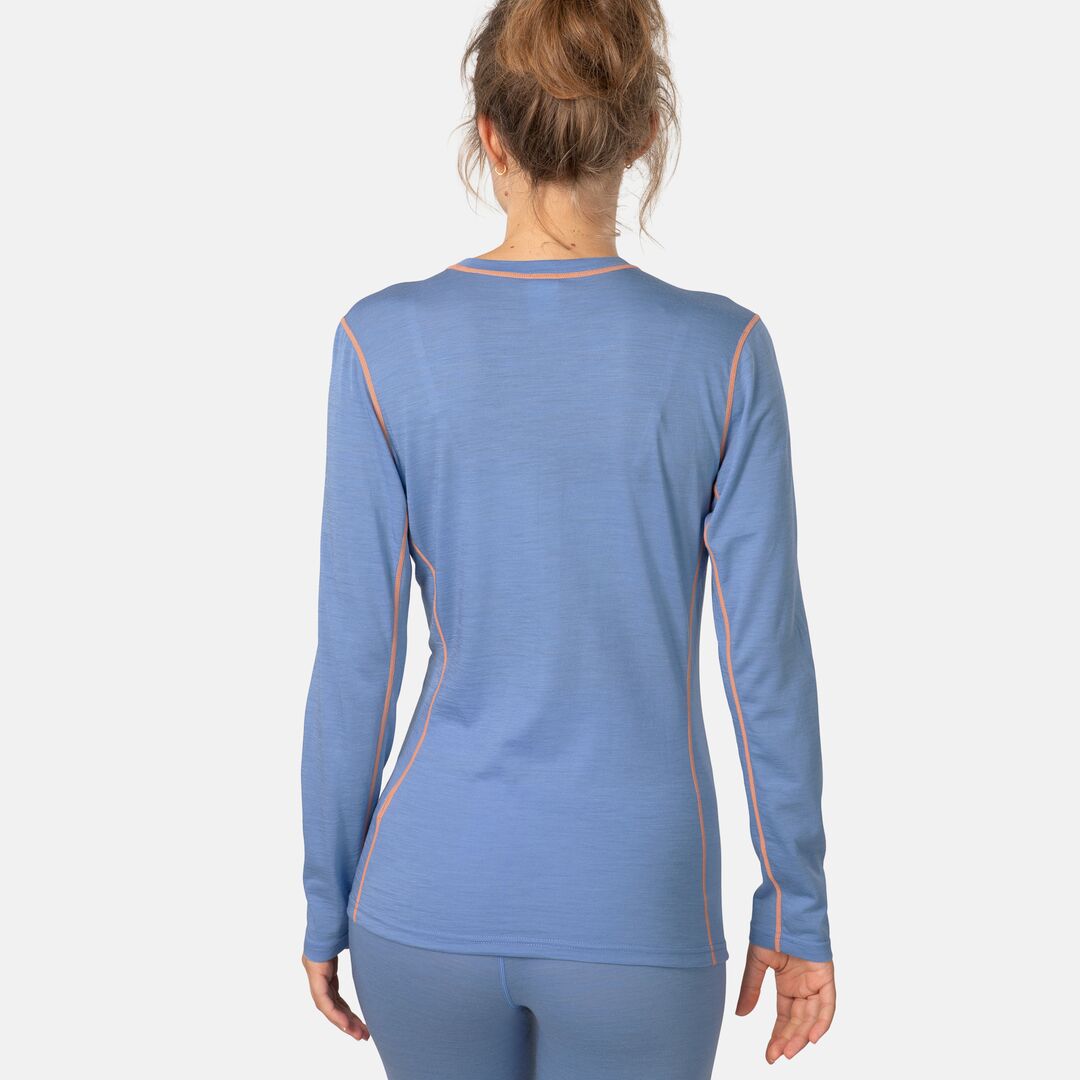 Kari Traa Iselin LS Long Sleeve Skiundertrøje Dame - Sea -