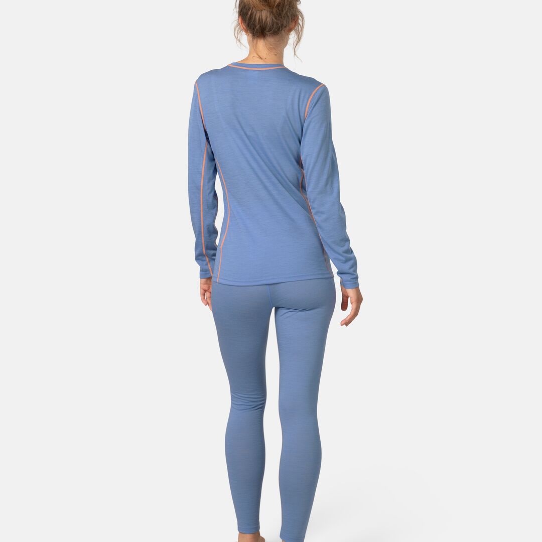 Kari Traa Iselin LS Long Sleeve Skiundertrøje Dame - Sea -