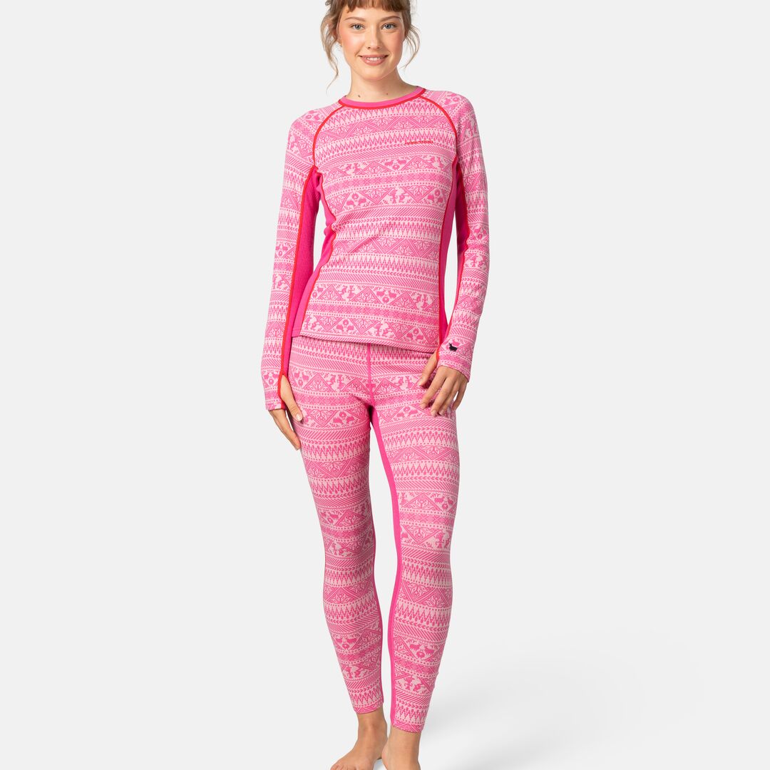 Kari Traa Tale Long Sleeve Skiundertøj Sæt Dame - Spink -