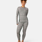 Kari Traa Tale Long Sleeve Skiundertøj Sæt Dame - Thyme Green - XL