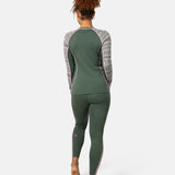 Kari Traa Tale Long Sleeve Skiundertøj Sæt Dame - Thyme Green -