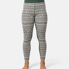 Kari Traa Tale Long Sleeve Skiundertøj Sæt Dame - Thyme Green -