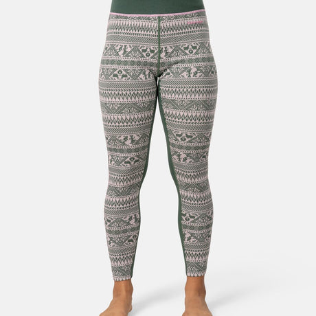 Kari Traa Tale Long Sleeve Skiundertøj Sæt Dame - Thyme Green -