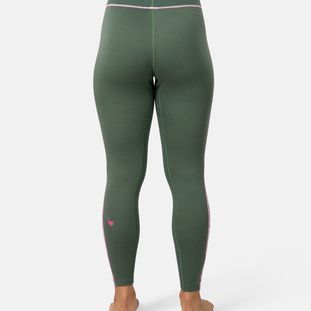 Kari Traa Tale Long Sleeve Skiundertøj Sæt Dame - Thyme Green -