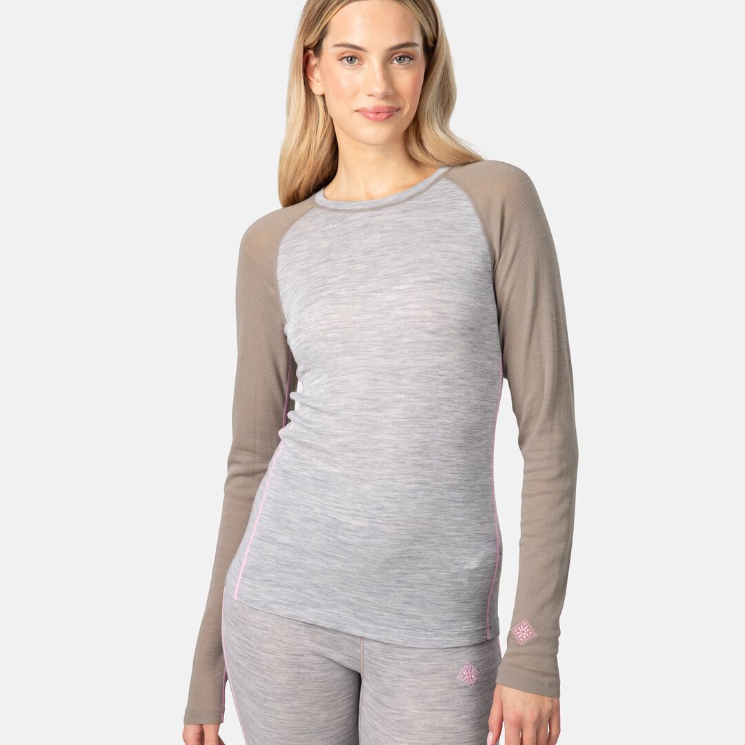 Kari Traa Kaia Set Skiundertøj Sæt Dame - Light Grey Melange