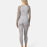 Kari Traa Kaia Set Skiundertøj Sæt Dame - Light Grey Melange