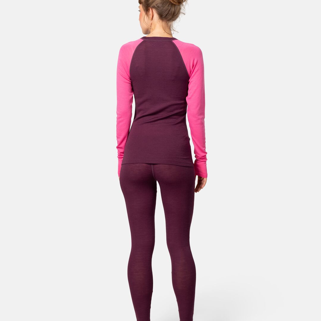 Kari Traa Kaia Set Skiundertøj Sæt Dame - Wine