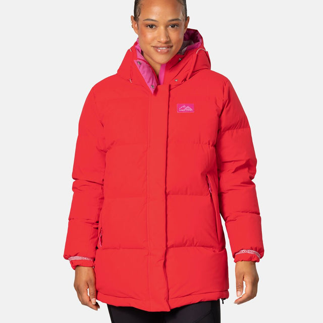 Kari Traa Evy Down Jacket Dunjakke Dame - Heat Red - Heat Red