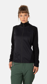 Kari Traa Kari Full-Zip Fleecejakke Dame - Black - Black