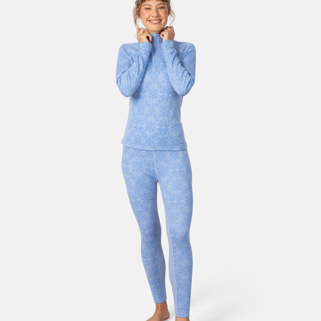Kari Traa Edith Half Zip Skiundertrøje Dame - Iris -