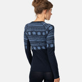 Kari Traa Vilma Long Sleeve High Waist Skiundertøj Sæt Dame - Sea