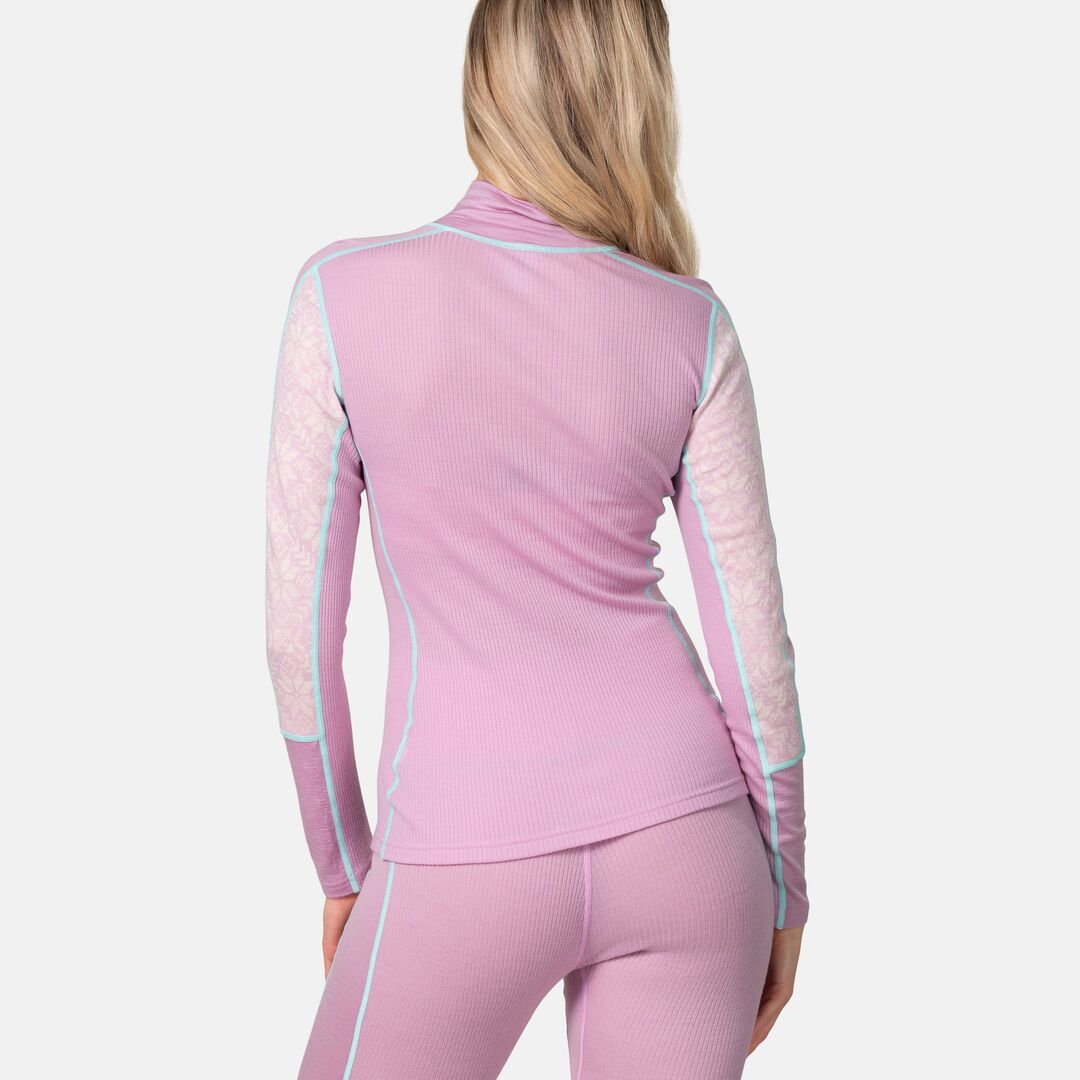 Kari Traa Anna Half Zip Skiundertrøje Dame - Bloom Purple -
