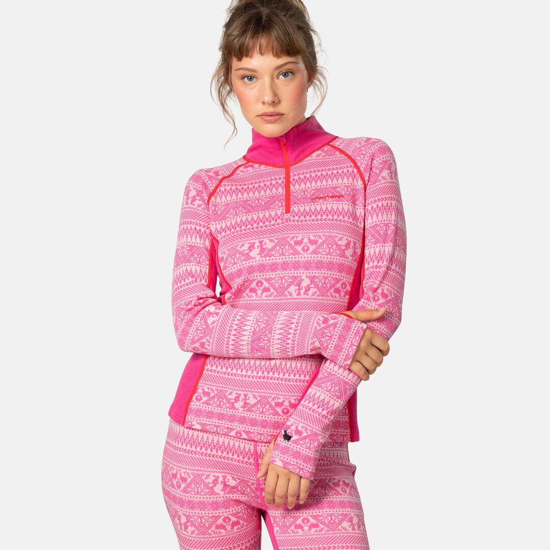 Kari Traa Tale Half Zip Skiundertøj Sæt Dame - Spink -