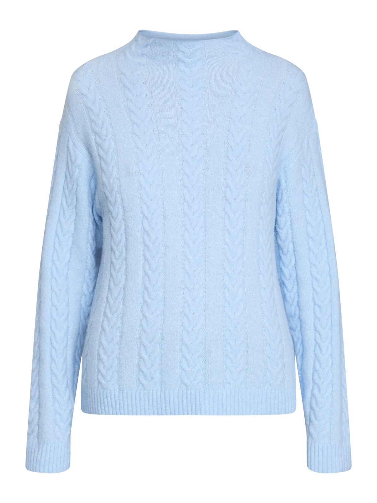 Redgreen Woman Jasmin Striktrøje Dame – Light Blue Melange