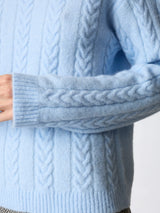 Redgreen Woman Jasmin Striktrøje Dame – Light Blue Melange