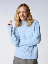 Redgreen Woman Jasmin Striktrøje Dame – Light Blue Melange