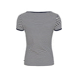 Sea Ranch Jemina Short Sleeve T-shirt Dame - SR Navy/Pearl -