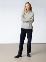 Redgreen Women Jesebel Knit Sweater Dame - Grey Melange