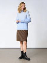 Redgreen Women Jesebel Knit Sweater Dame - Light Blue Melange