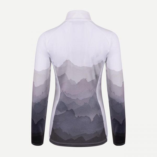 Kjus Women Motion Print Half-Zip Skiundertrøje Dame