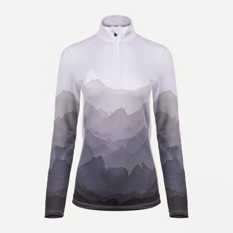 Kjus Women Motion Print Half-Zip Skiundertrøje Dame