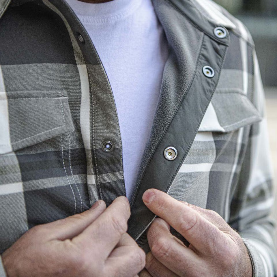 Kjus Men's Ray Warm Shirt Skjorte Herre - KJUS Navy/Admiral Blue